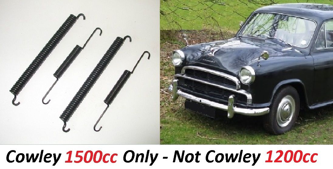 REAR BRAKE SHOE SPRINGS x4 (Morris Cowley 1500cc) (** Not 1200cc **) (From 1956- 58) 